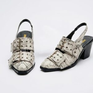ZAPATO TACON GABRIELA SERPIENTE