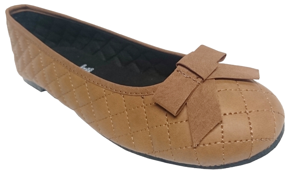 BALERINA FLAT COCO CAMEL - Imagen 2