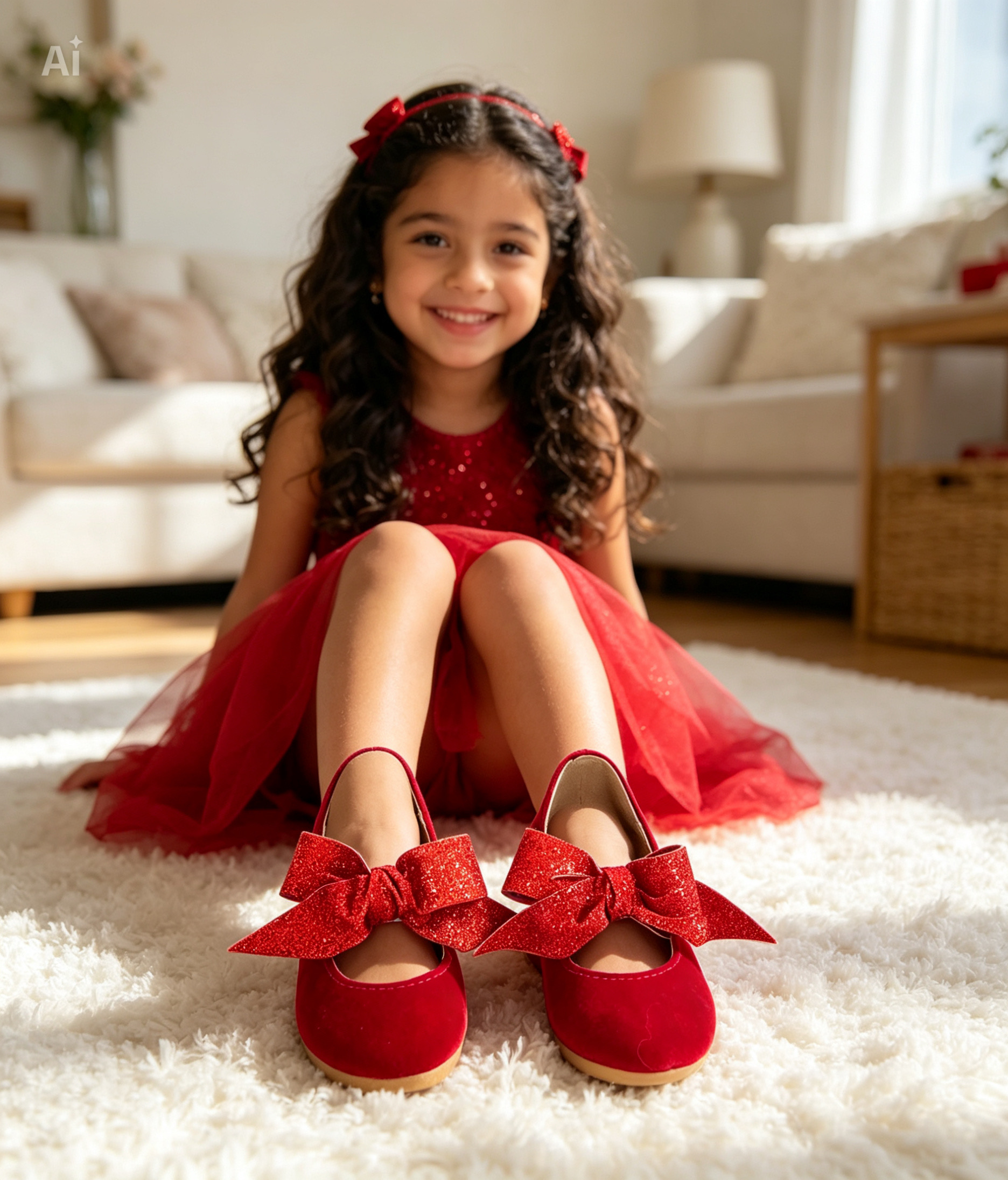 BALERINJA FLAT CLAUSS ROJO