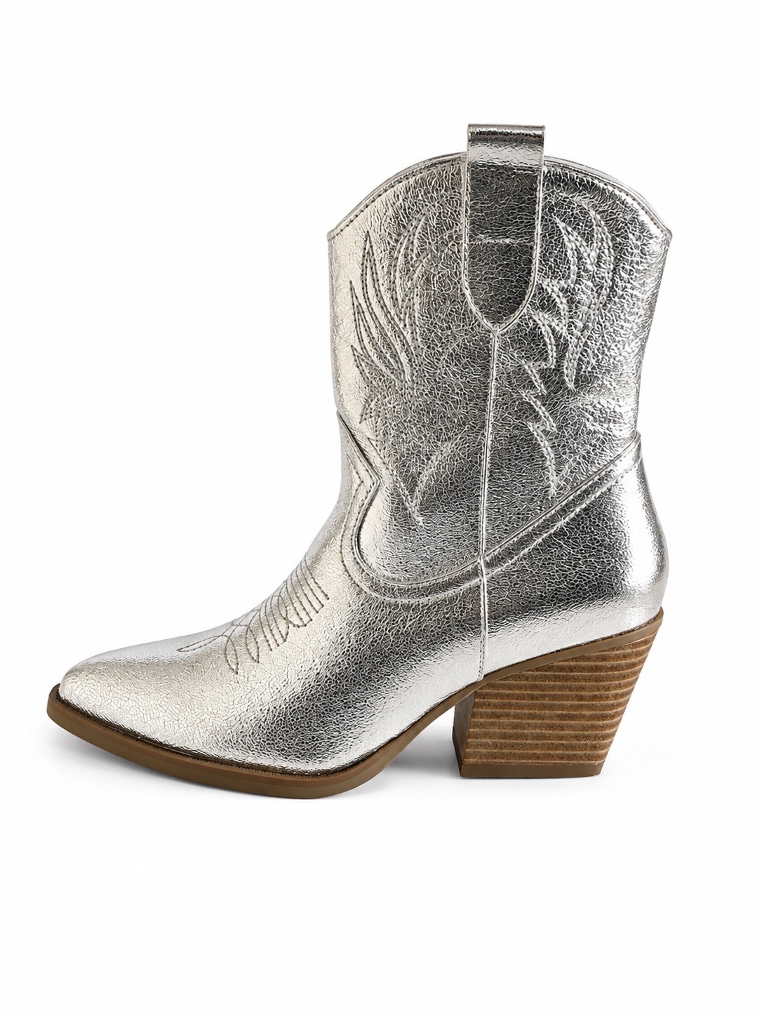 Bota Vaquera Plata